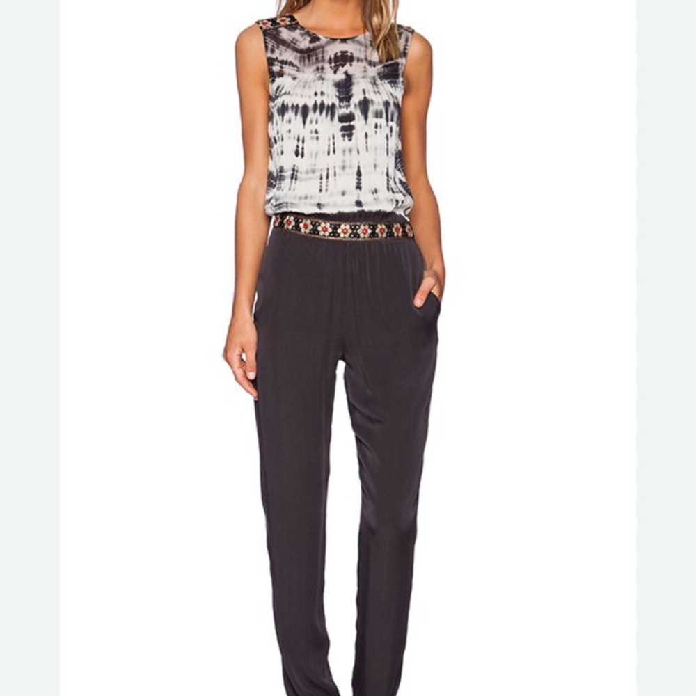 Gypsy 05 Black and White Jumpsuit Versatile Chic Design